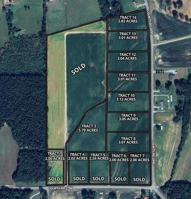 2.83 Acres of Residential Land for Sale in Baldwyn, Mississippi