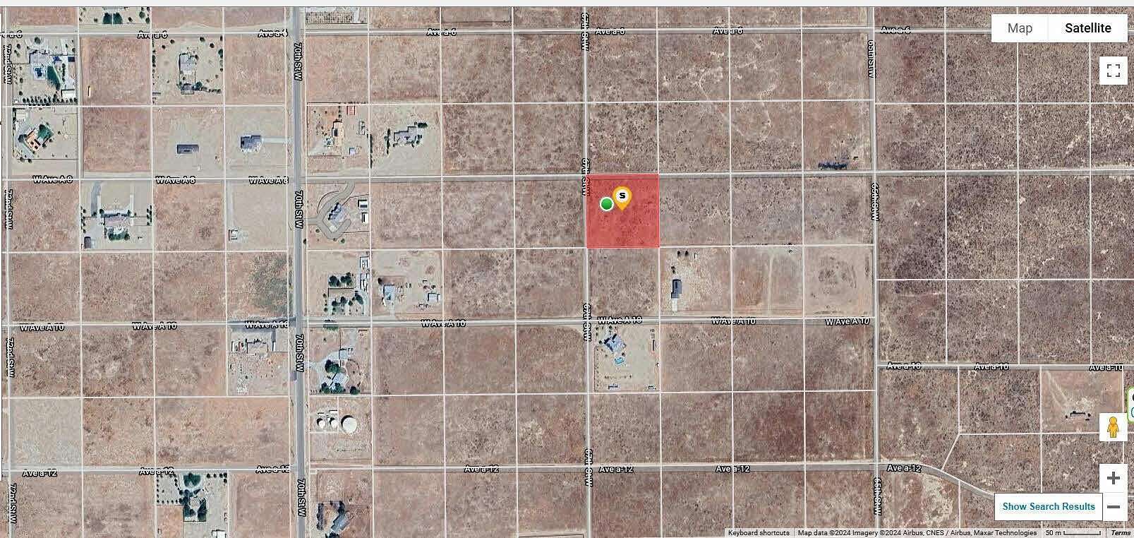 2.497 Acres of Residential Land for Sale in Lancaster, California