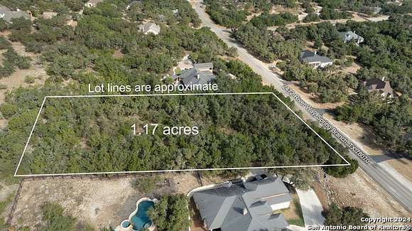 1.17 Acres of Residential Land for Sale in Spring Branch, Texas