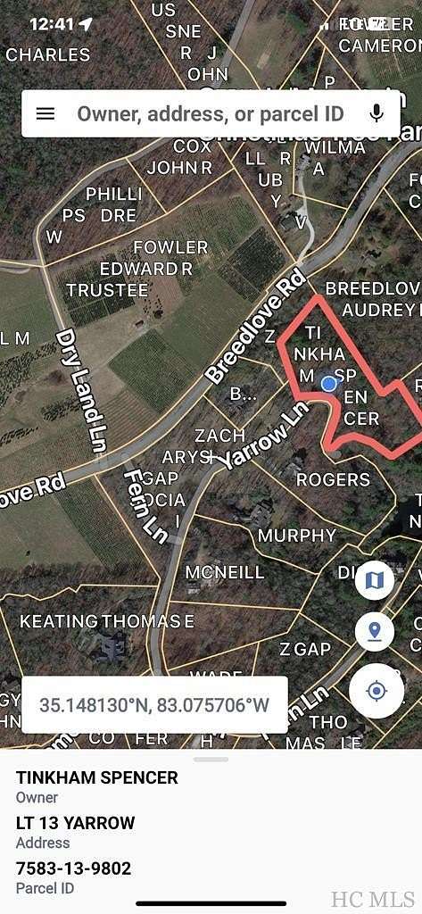 2.43 Acres of Land for Sale in Glenville, North Carolina