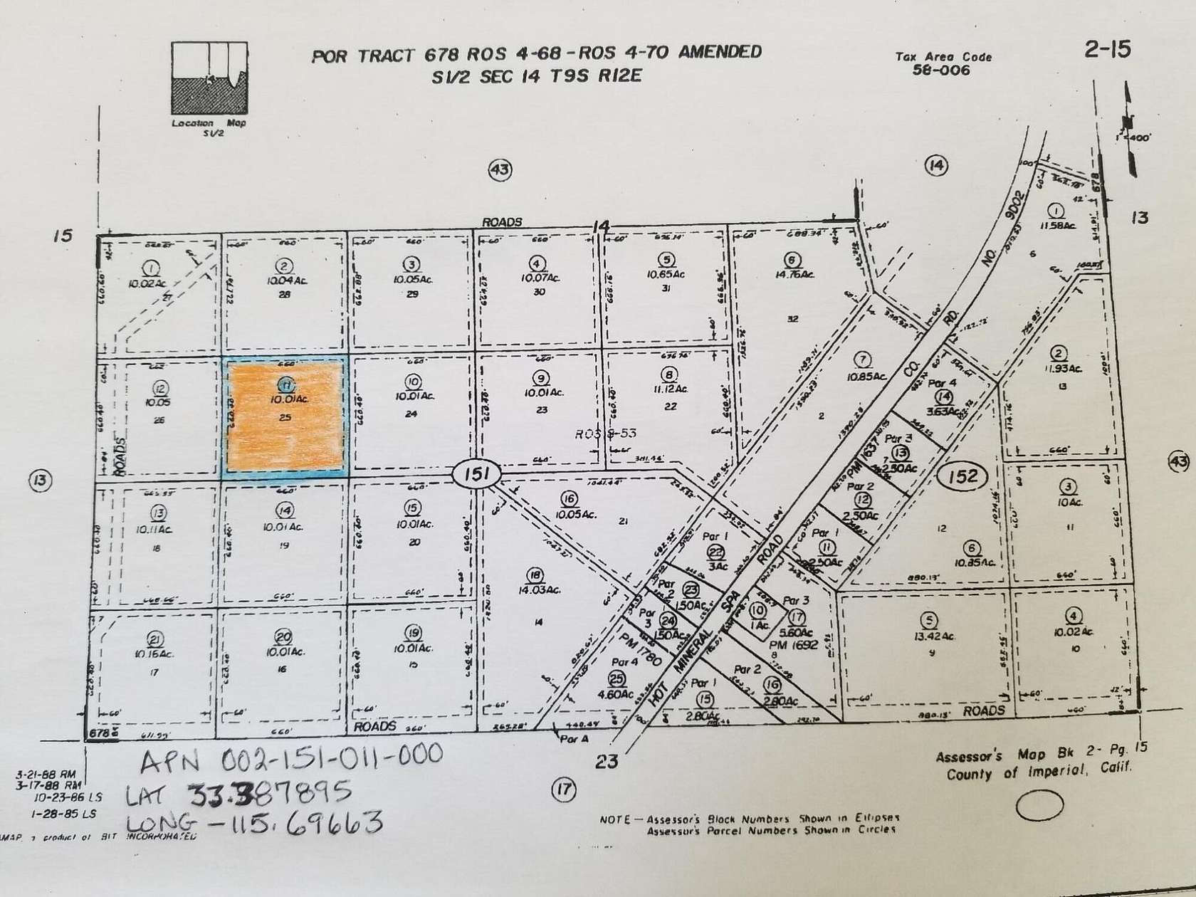 0.01 Acres of Land for Sale in Niland, California