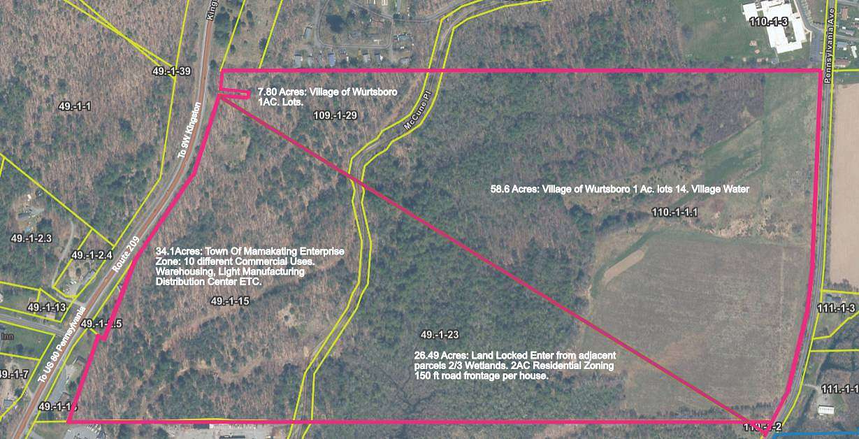 Residential Land for Sale in Wurtsboro, New York