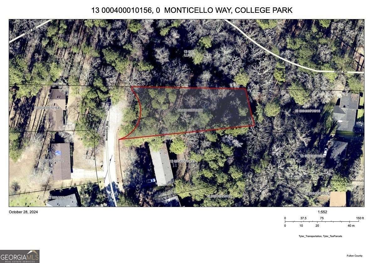 0.542 Acres of Residential Land for Sale in College Park, Georgia