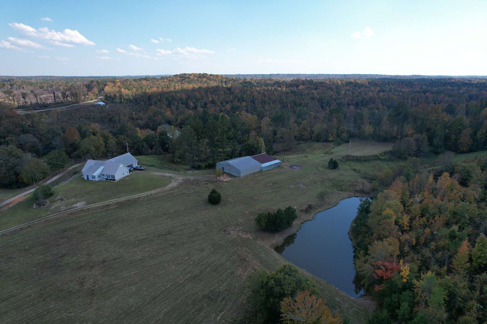 27 Acres of Agricultural Land with Home for Sale in Titus, Alabama