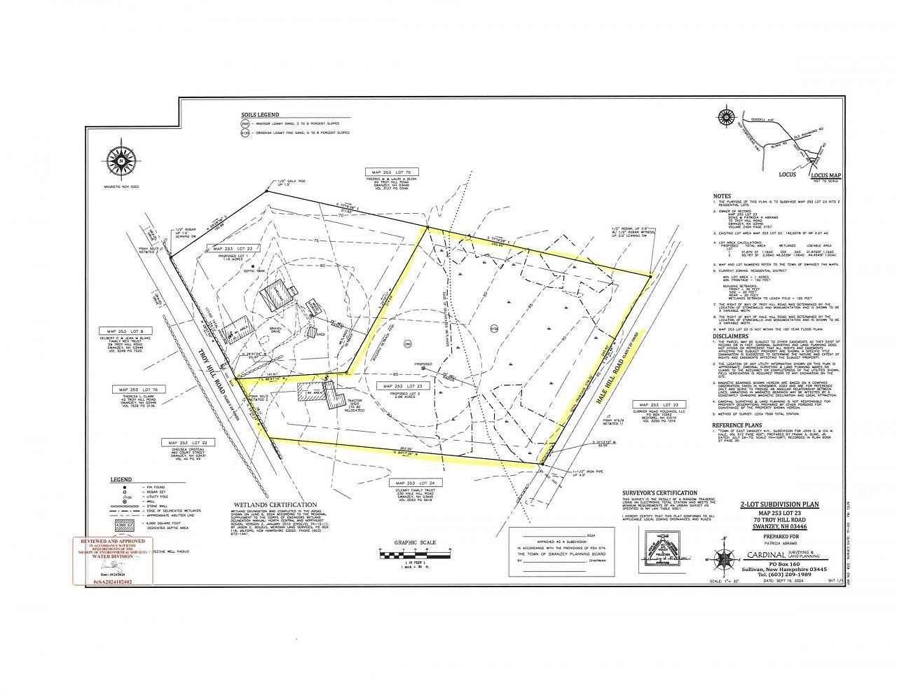 2.03 Acres of Land for Sale in Swanzey, New Hampshire