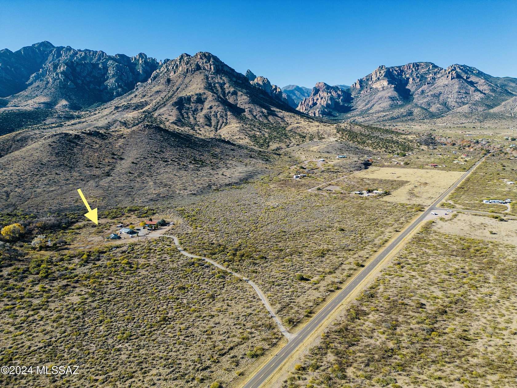 32.65 Acres of Land with Home for Sale in Portal, Arizona