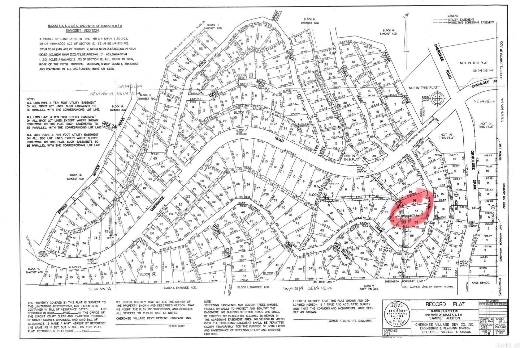 0.43 Acres of Residential Land for Sale in Cherokee Village, Arkansas