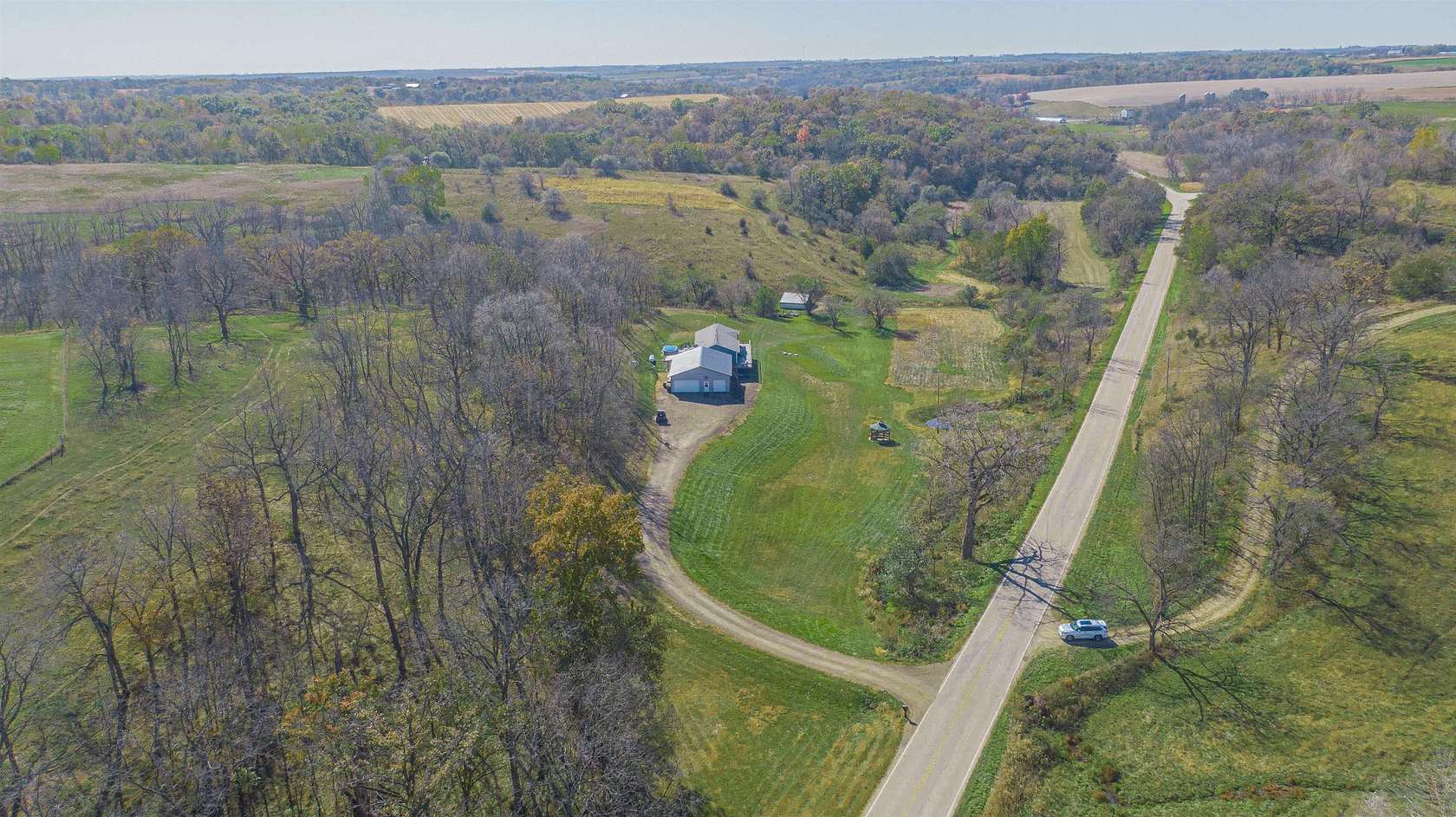 25.85 Acres of Recreational Land with Home for Sale in Blanchardville, Wisconsin