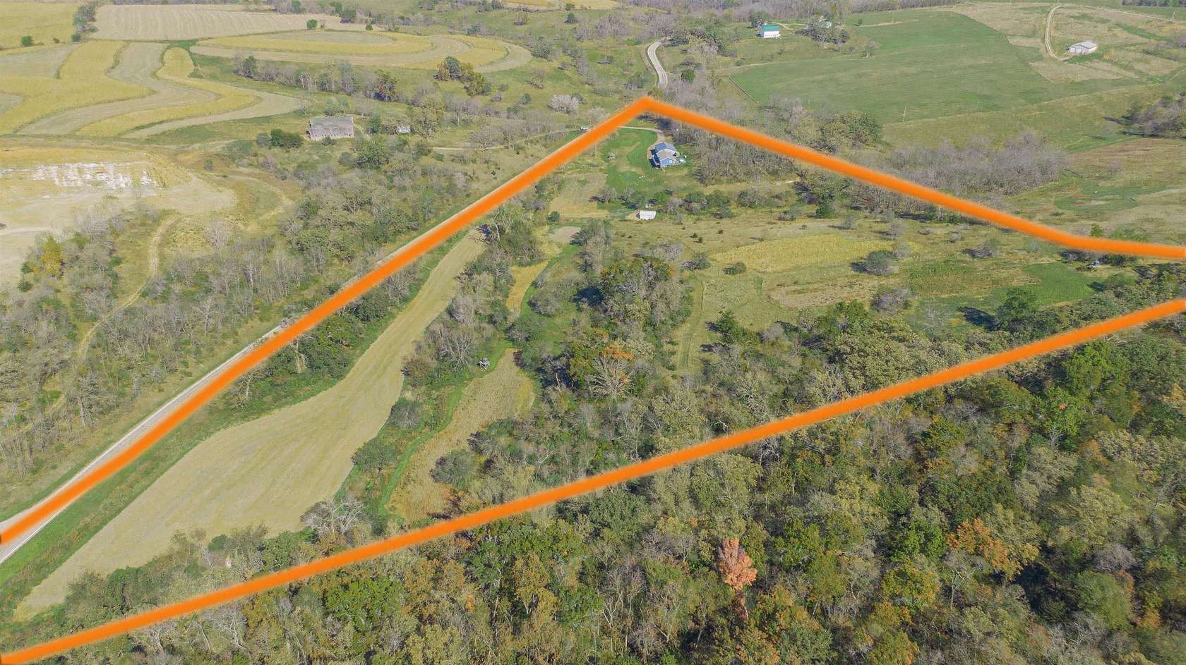 25.85 Acres of Recreational Land with Home for Sale in Blanchardville, Wisconsin