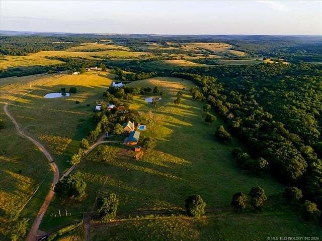 22 Acres of Land with Home for Sale in Tahlequah, Oklahoma