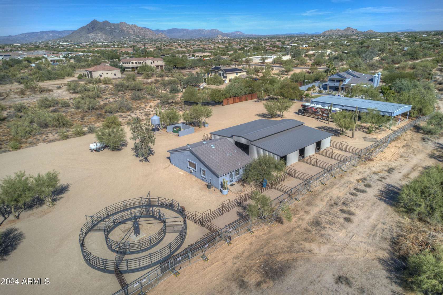 5.84 Acres of Residential Land with Home for Sale in Cave Creek, Arizona