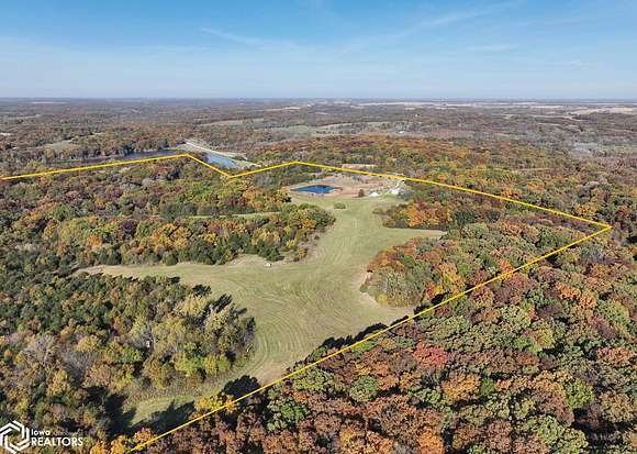 150 Acres of Land with Home for Sale in Bonaparte, Iowa