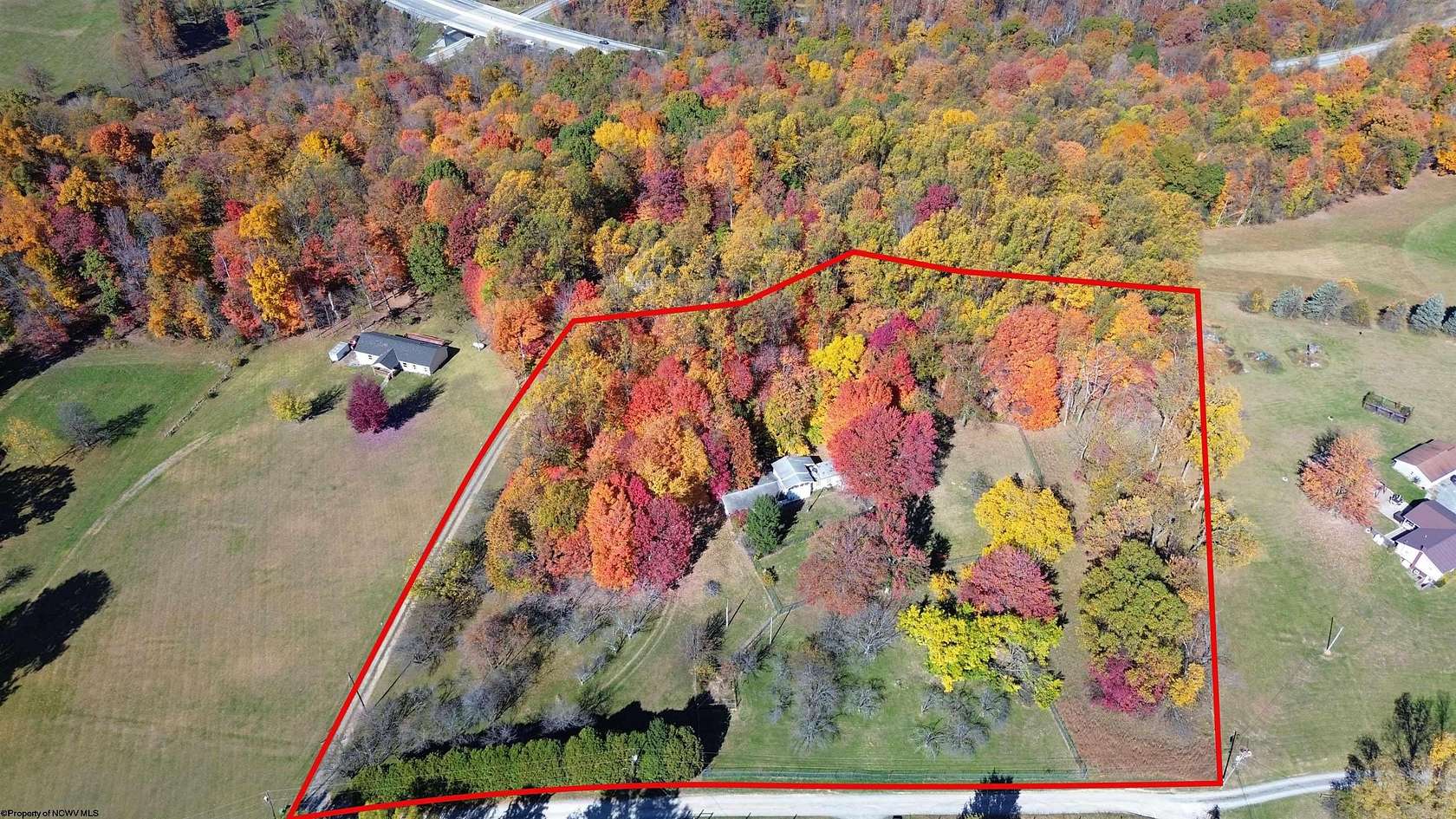 5 Acres of Residential Land with Home for Sale in Fairmont, West Virginia