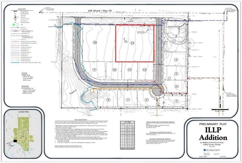 1 Acre of Commercial Land for Sale in LeRoy, Kansas