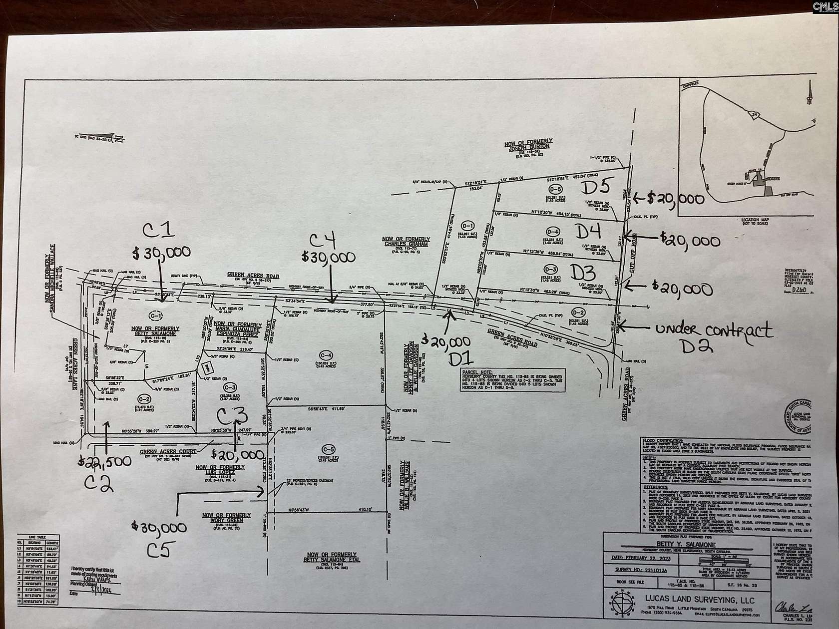 1.45 Acres of Land for Sale in Silverstreet, South Carolina