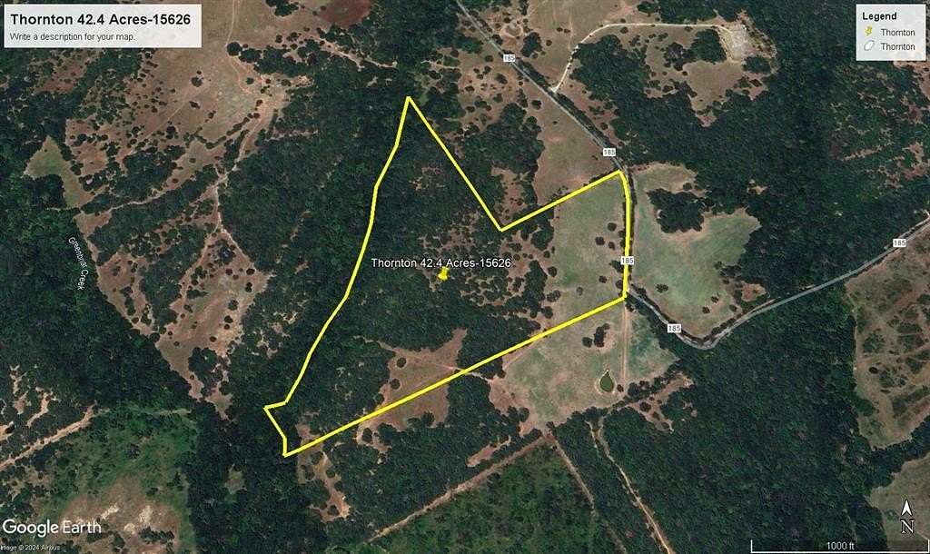 42.4 Acres of Recreational Land for Sale in Streetman, Texas