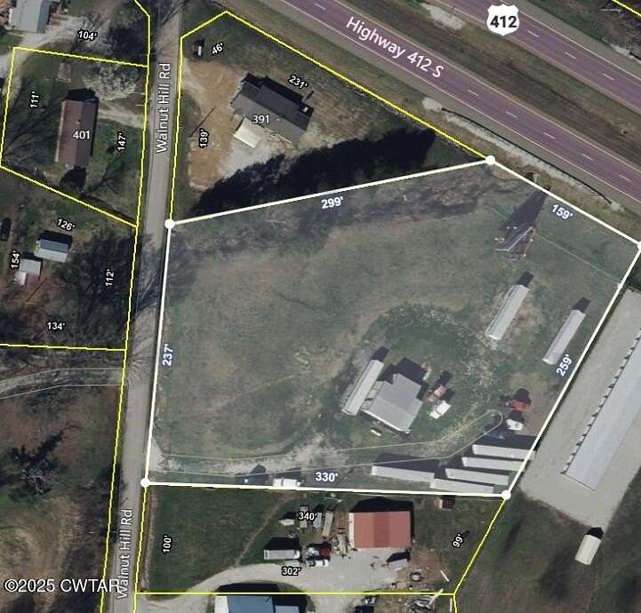 2.3 Acres of Improved Commercial Land for Sale in Bells, Tennessee