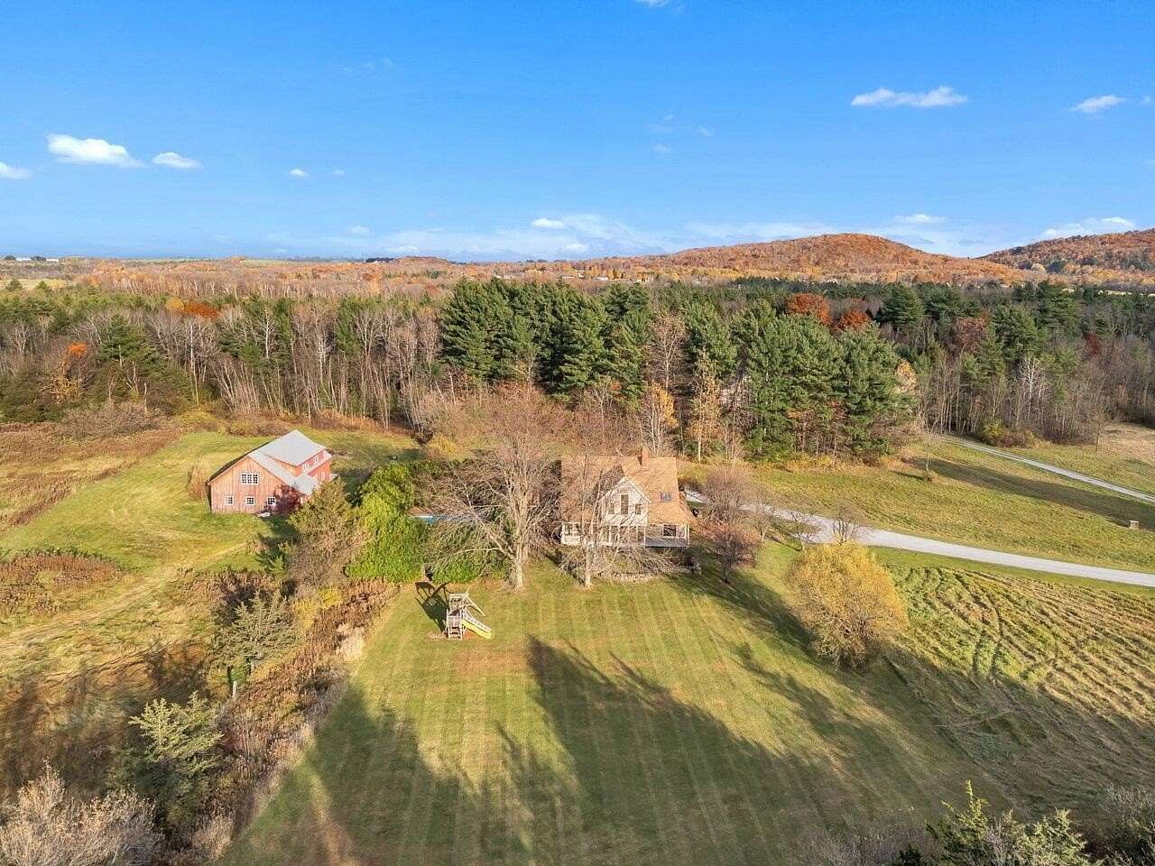 44.75 Acres of Recreational Land with Home for Sale in Charlotte, Vermont