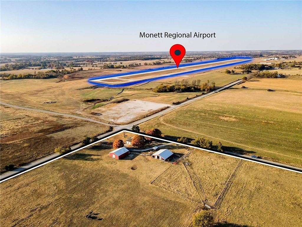 40 Acres of Agricultural Land with Home for Sale in Pierce City, Missouri