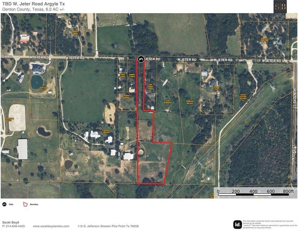 6.2 Acres of Residential Land for Sale in Argyle, Texas