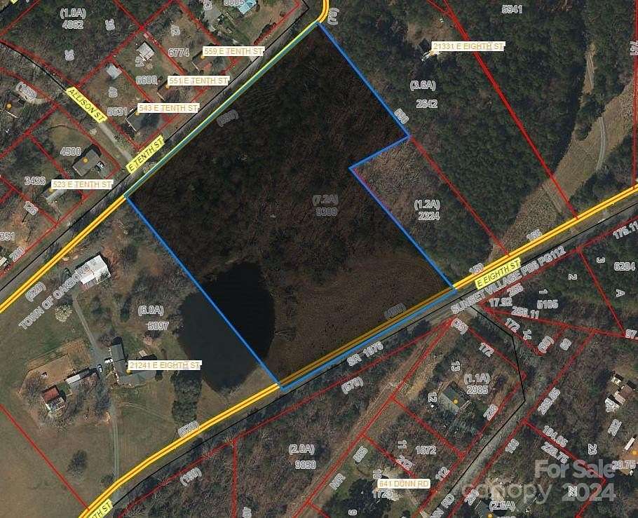 7.81 Acres of Land for Sale in Oakboro, North Carolina