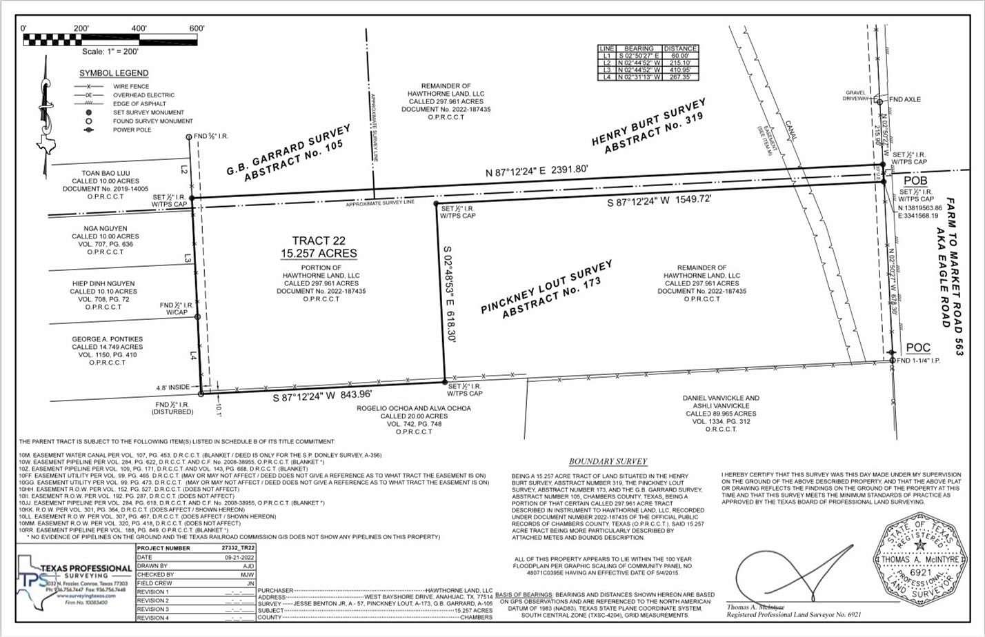 15 Acres of Land for Sale in Anahuac, Texas