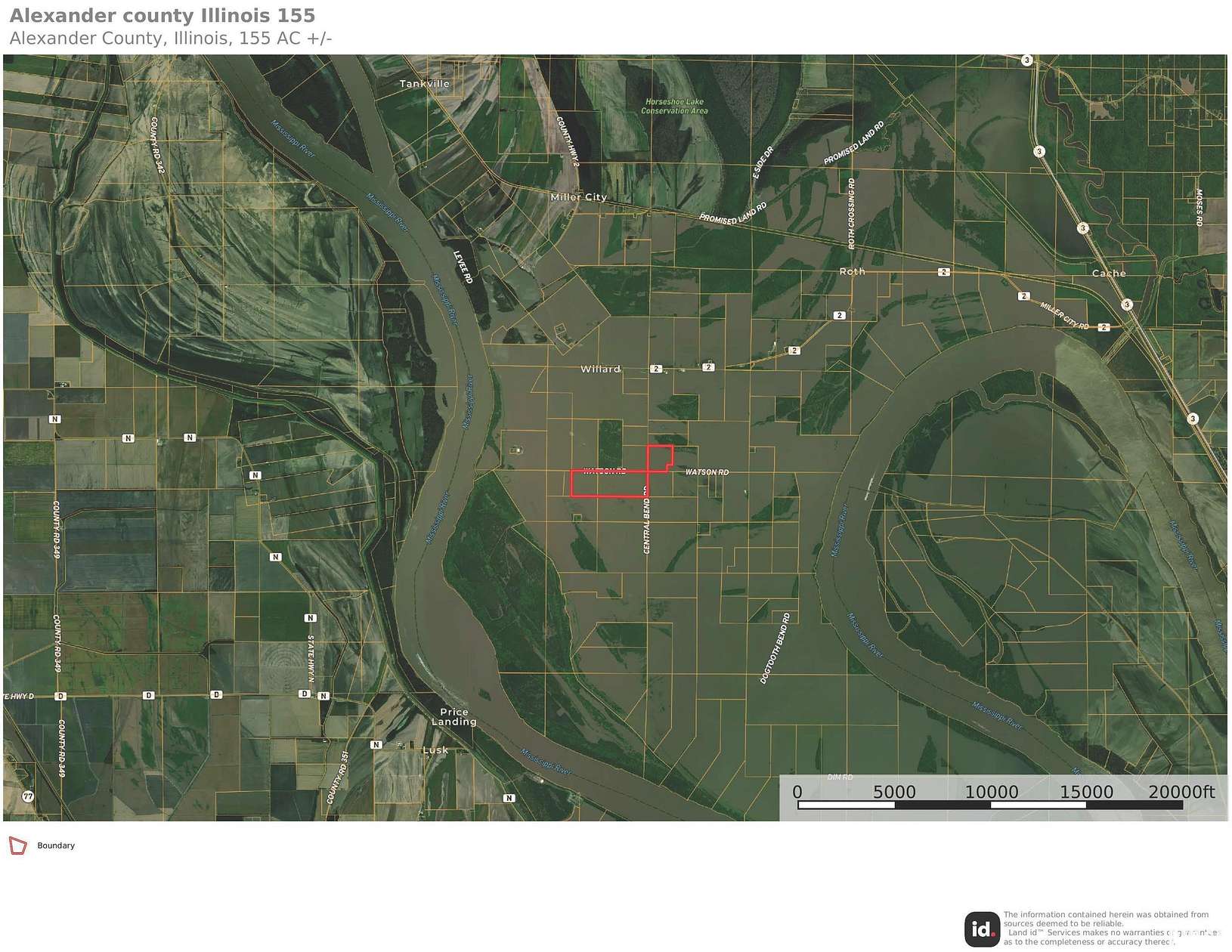 155 Acres of Recreational Land & Farm for Sale in Miller City, Illinois