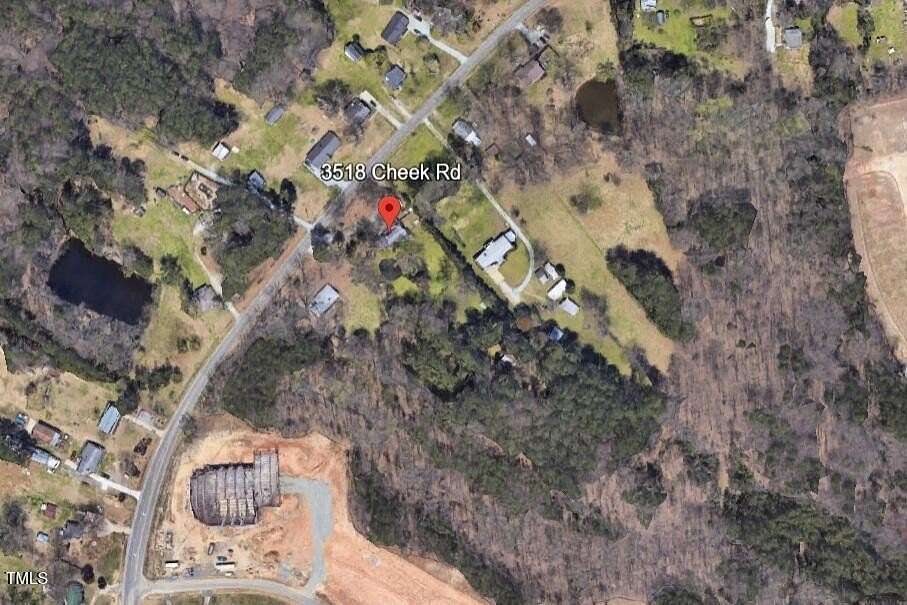 7.17 Acres of Land with Home for Sale in Durham, North Carolina