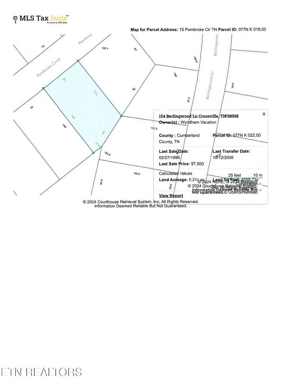 0.23 Acres of Land for Sale in Crossville, Tennessee