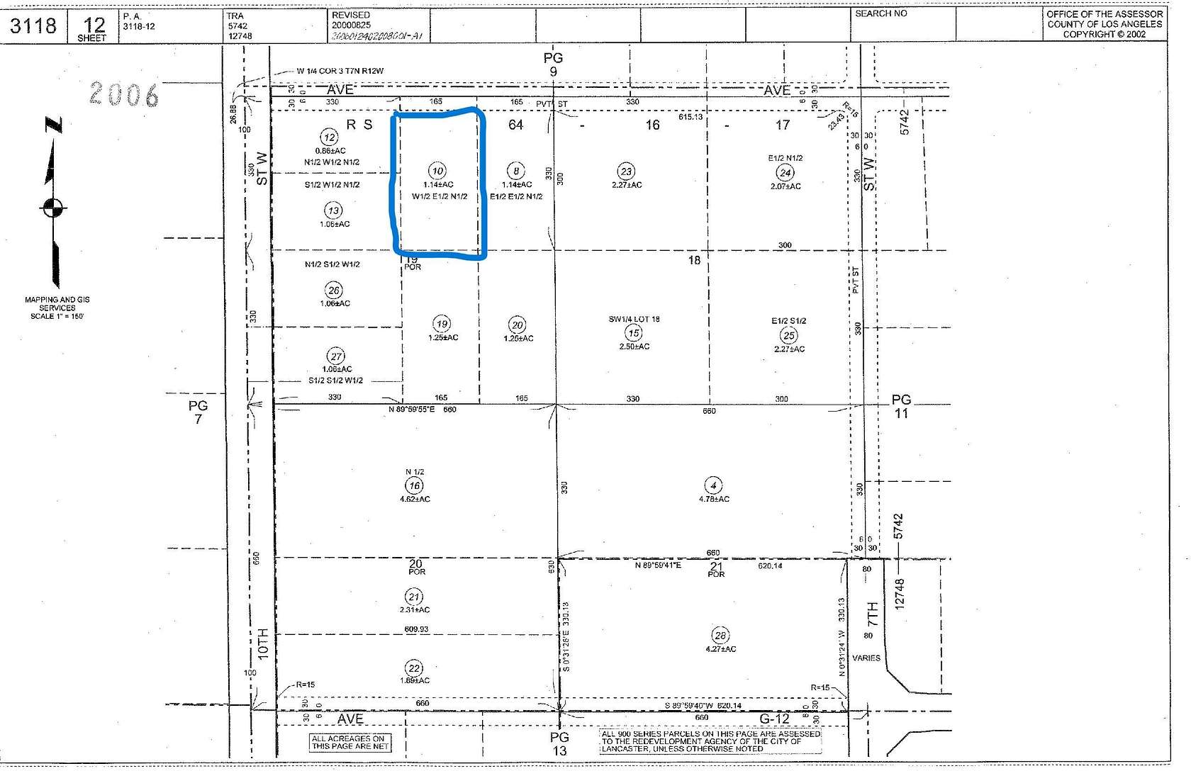 1.25 Acres of Land for Sale in Lancaster, California