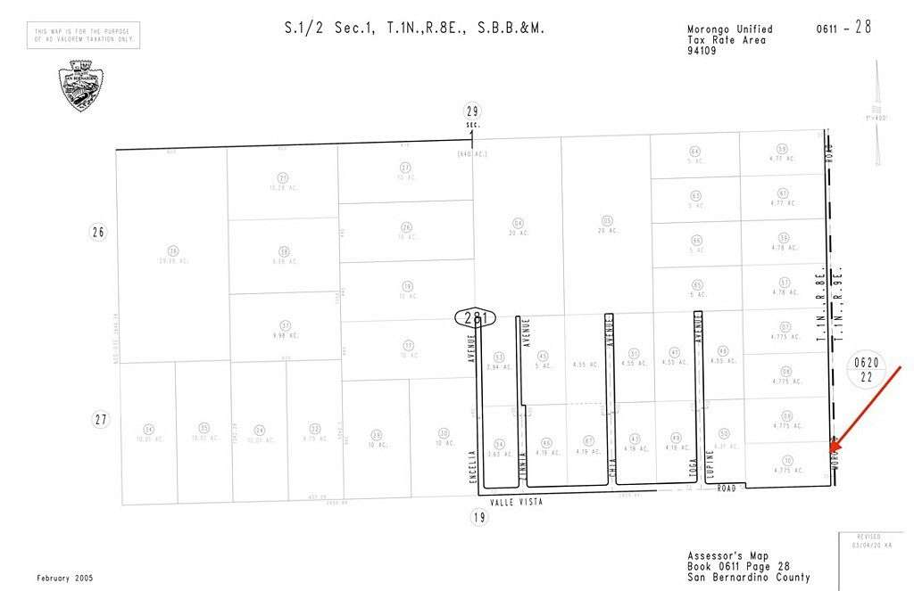 4.775 Acres of Land for Sale in Twentynine Palms, California