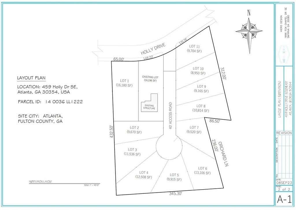 3.91 Acres of Residential Land with Home for Sale in Atlanta, Georgia