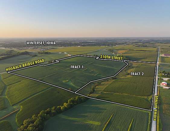 150.6 Acres of Agricultural Land for Auction in Winterset, Iowa