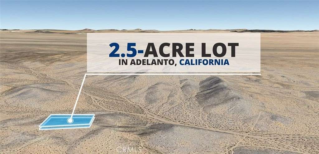 2.5 Acres of Land for Sale in Adelanto, California