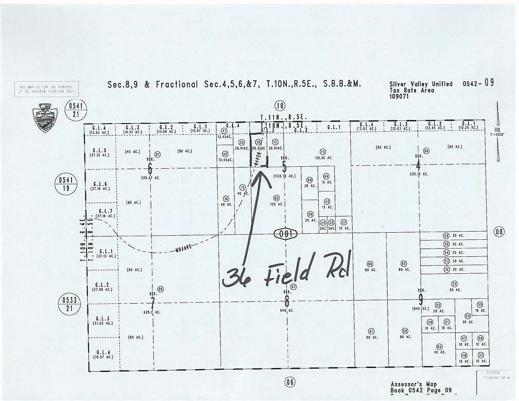 26.91 Acres of Land for Sale in Barstow, California