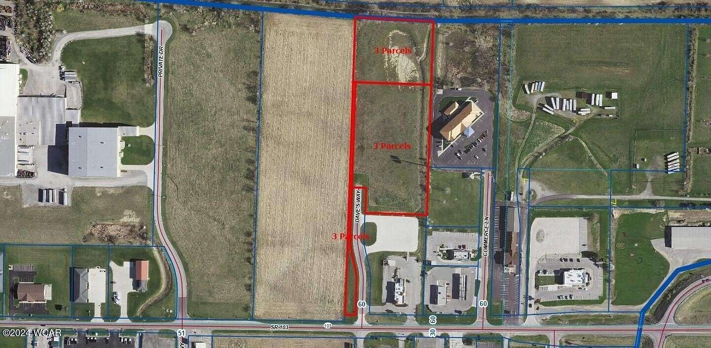 6.3 Acres of Commercial Land for Sale in Bluffton, Ohio