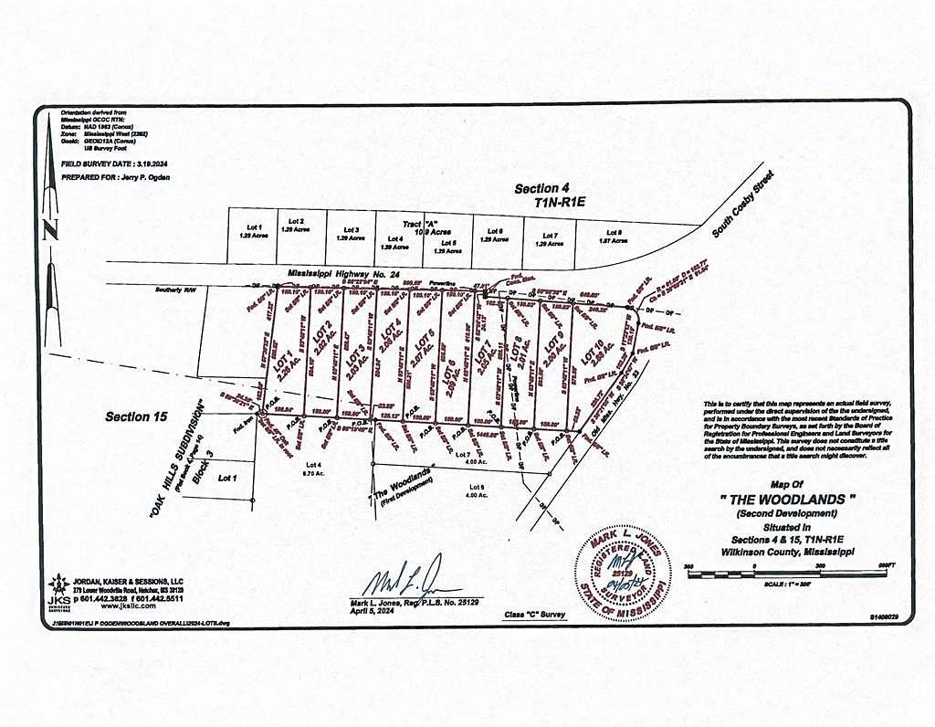 2.02 Acres of Residential Land for Sale in Centreville, Mississippi