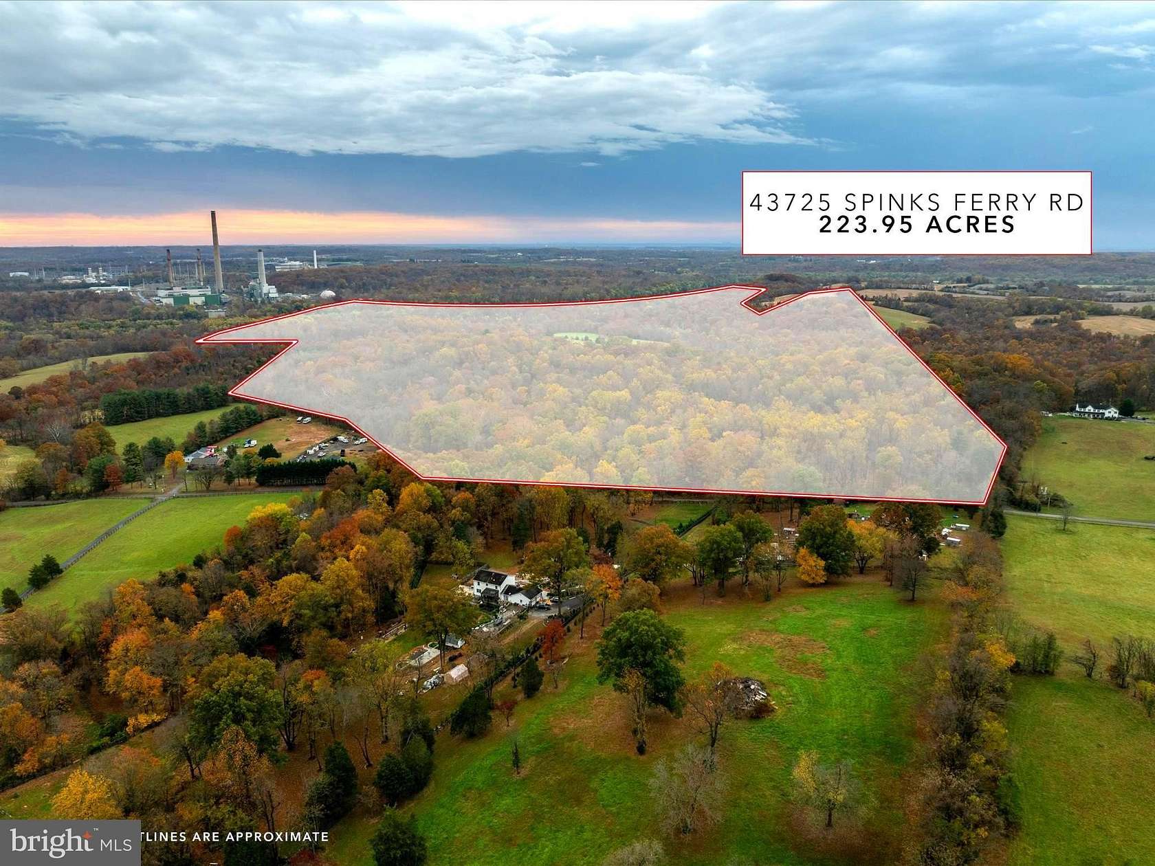 223.95 Acres of Land for Sale in Leesburg, Virginia