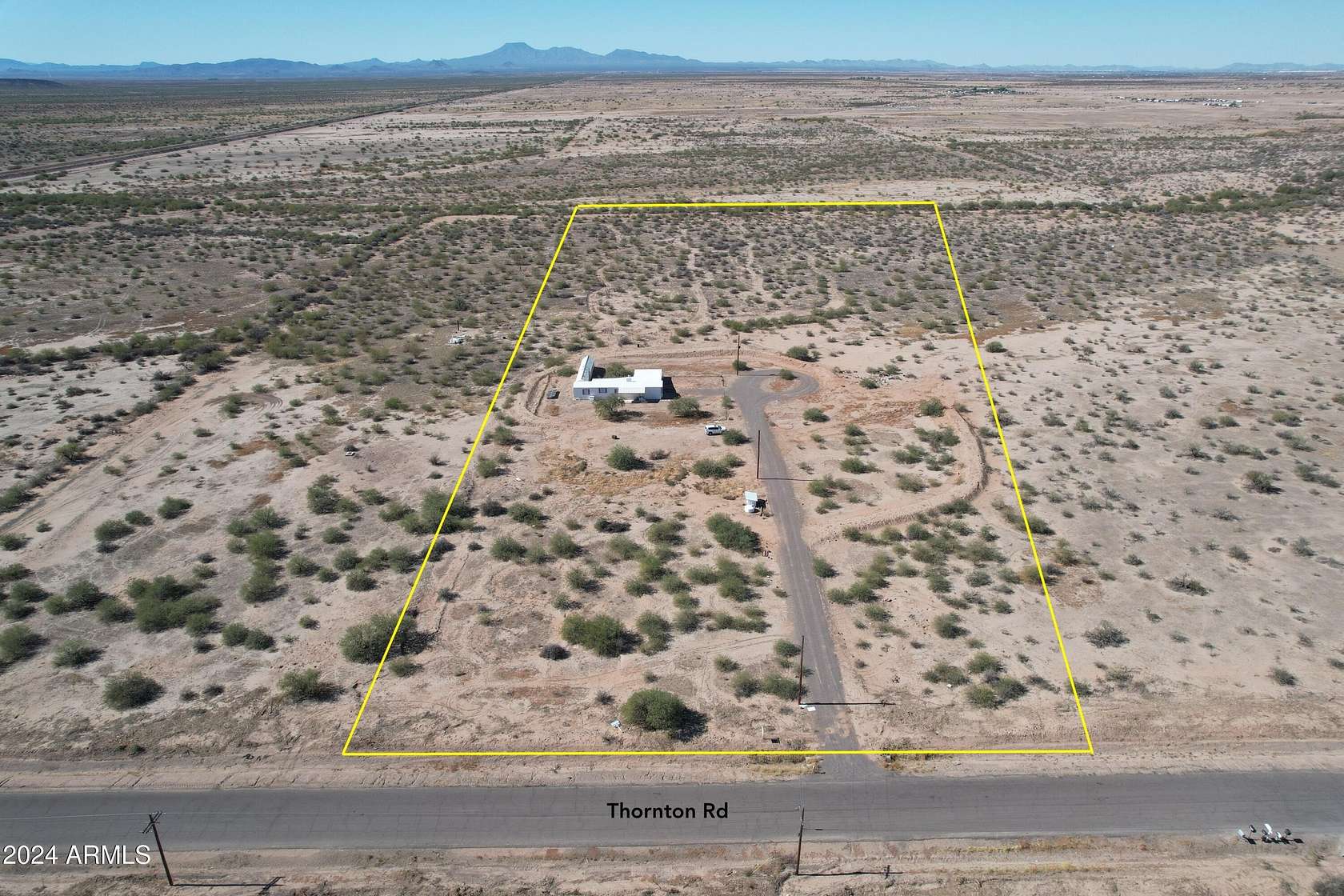 9.93 Acres of Residential Land with Home for Sale in Casa Grande, Arizona