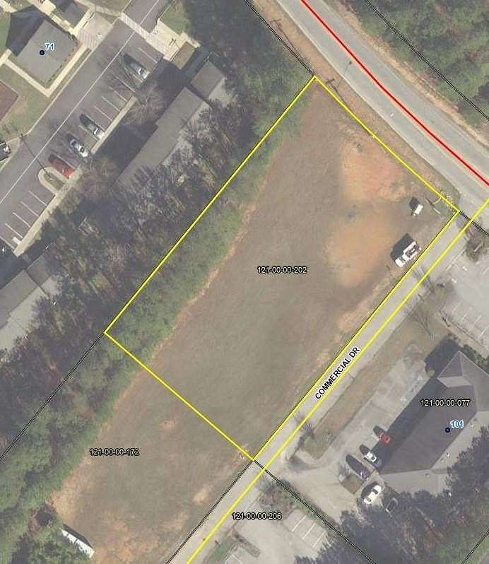 0.91 Acres of Commercial Land for Sale in Abbeville, South Carolina