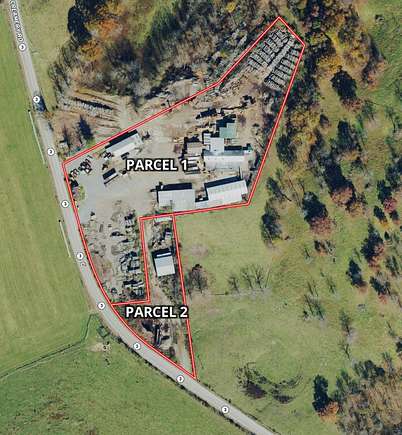 6.35 Acres of Mixed-Use Land for Auction in Sinks Grove, West Virginia