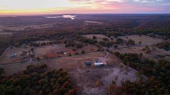 20 Acres of Recreational Land with Home for Sale in Hulbert, Oklahoma