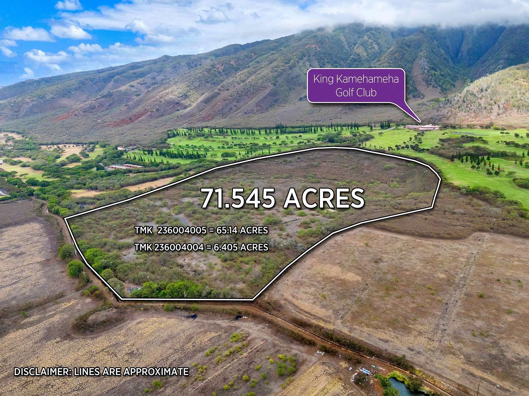 71.545 Acres of Recreational Land for Sale in Wailuku, Hawaii