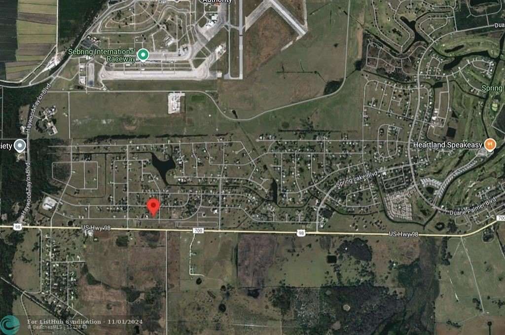 0.505 Acres of Residential Land for Sale in Sebring, Florida