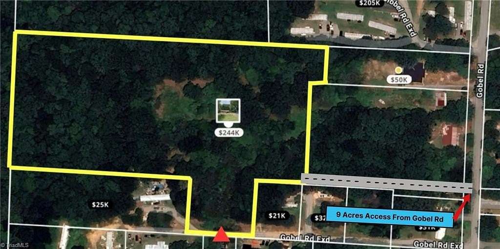 9 Acres of Mixed-Use Land for Sale in Thomasville, North Carolina