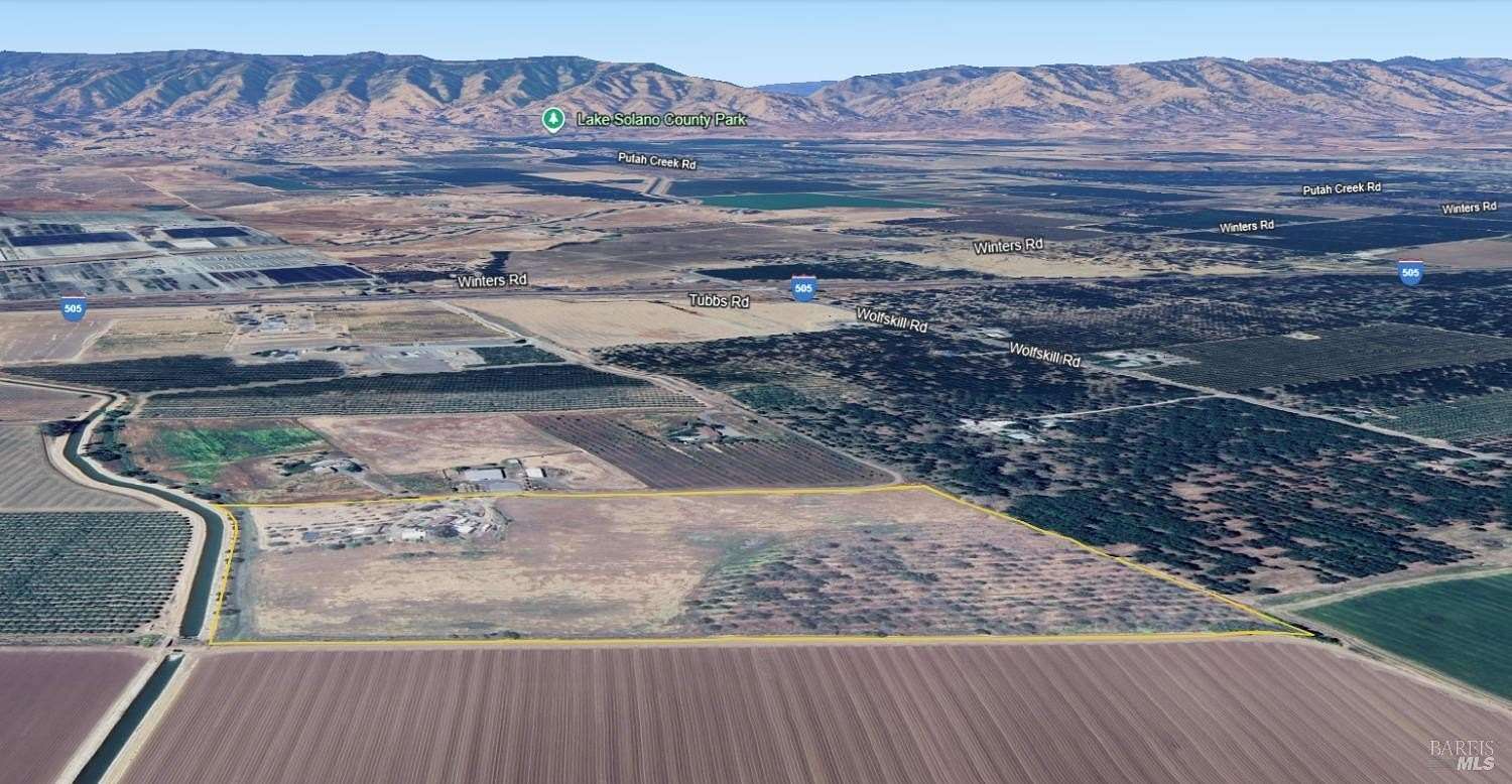 30.12 Acres of Land with Home for Sale in Winters, California