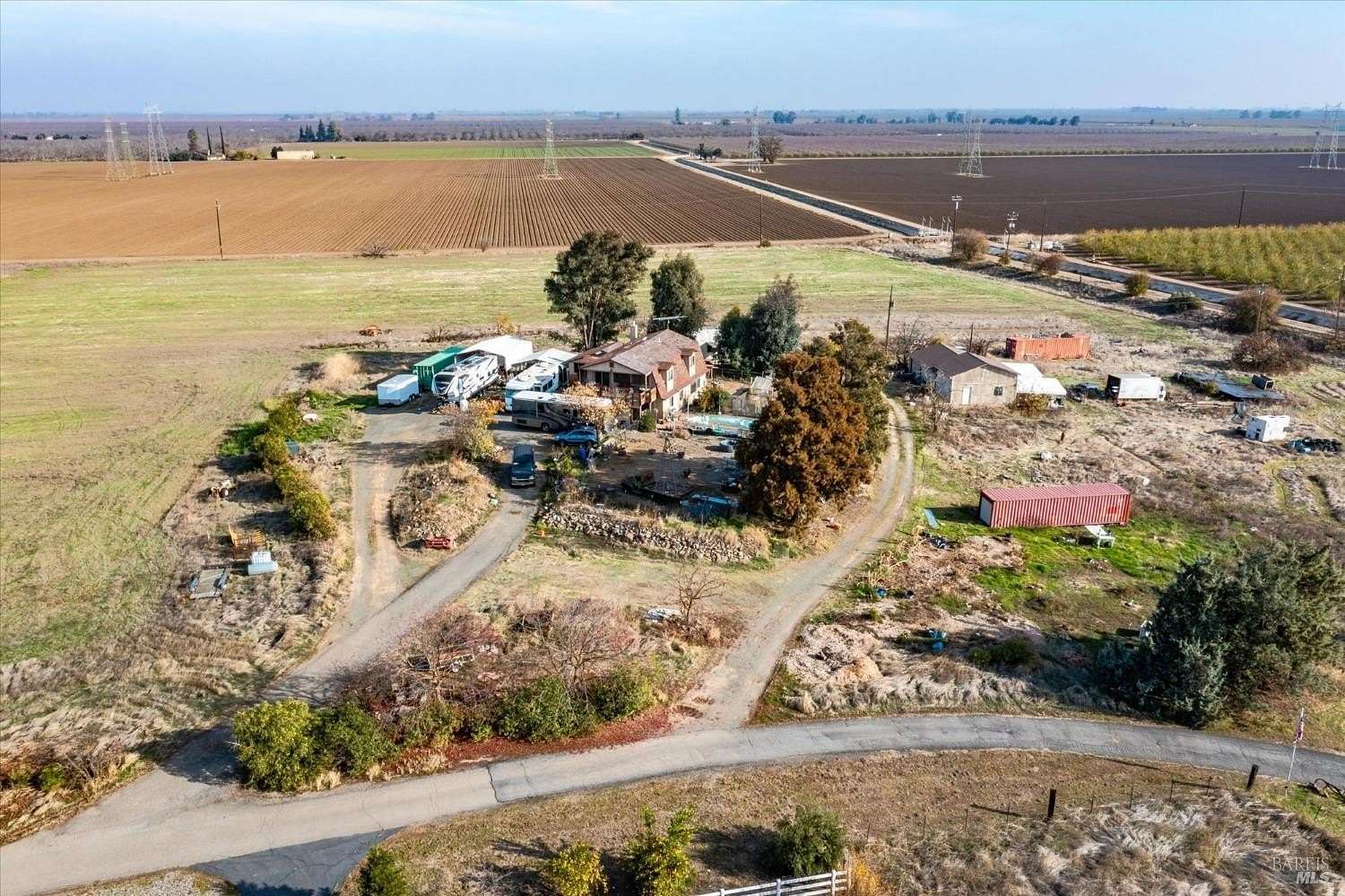 30.12 Acres of Land with Home for Sale in Winters, California