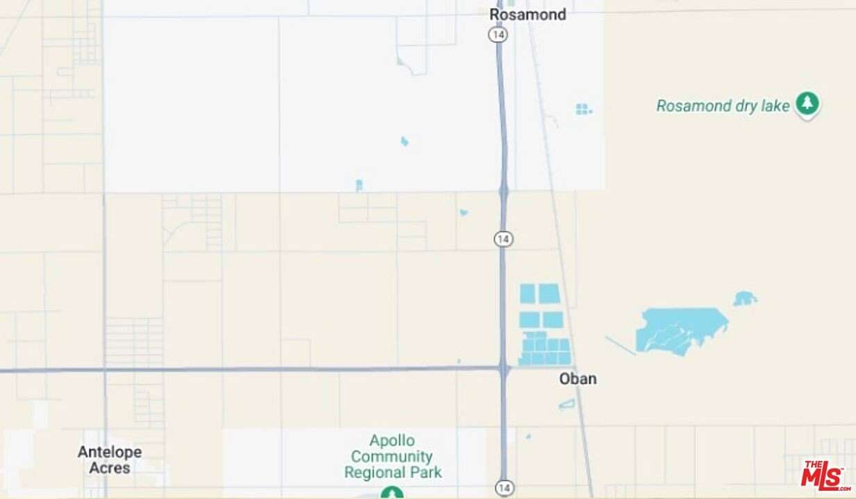 2.5 Acres of Land for Sale in Rosamond, California