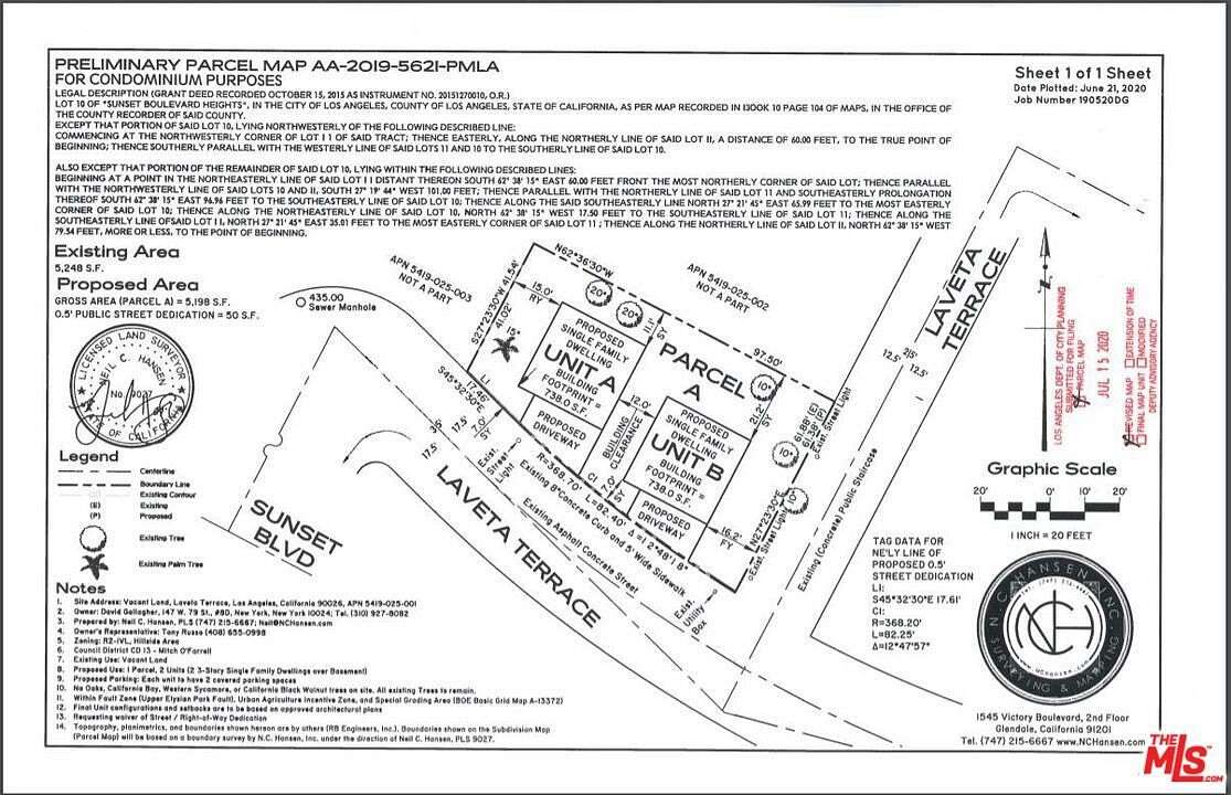 0.121 Acres of Land for Sale in Los Angeles, California