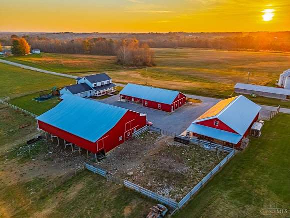 43.504 Acres of Agricultural Land with Home for Sale in West Union, Ohio